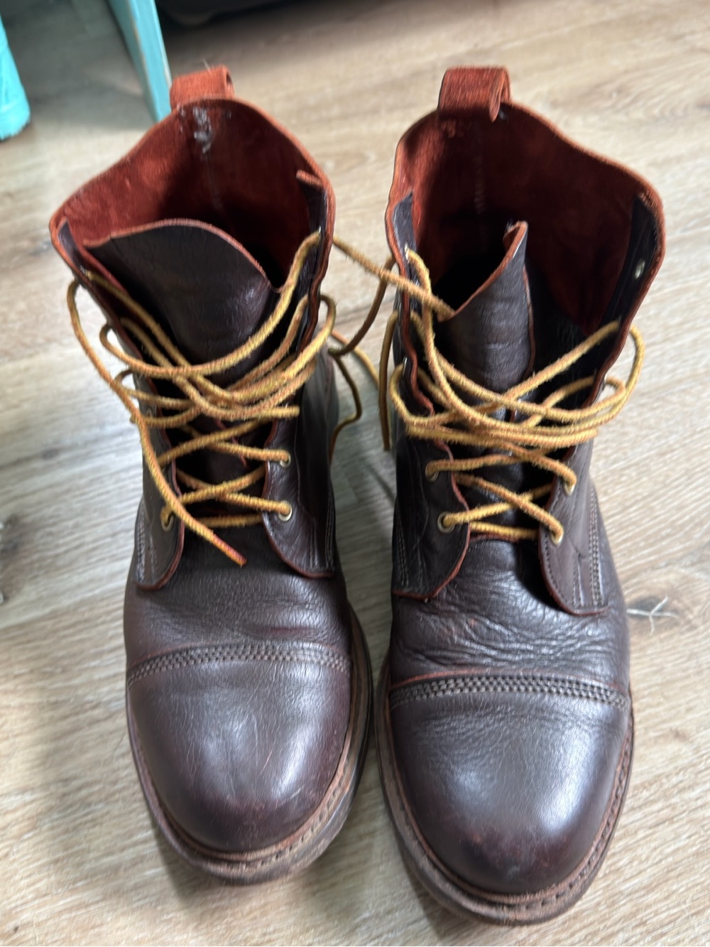 Allen Edmonds Normandy Cap-Toe Boots – Brown Kudu Leather – Men’s 9.5